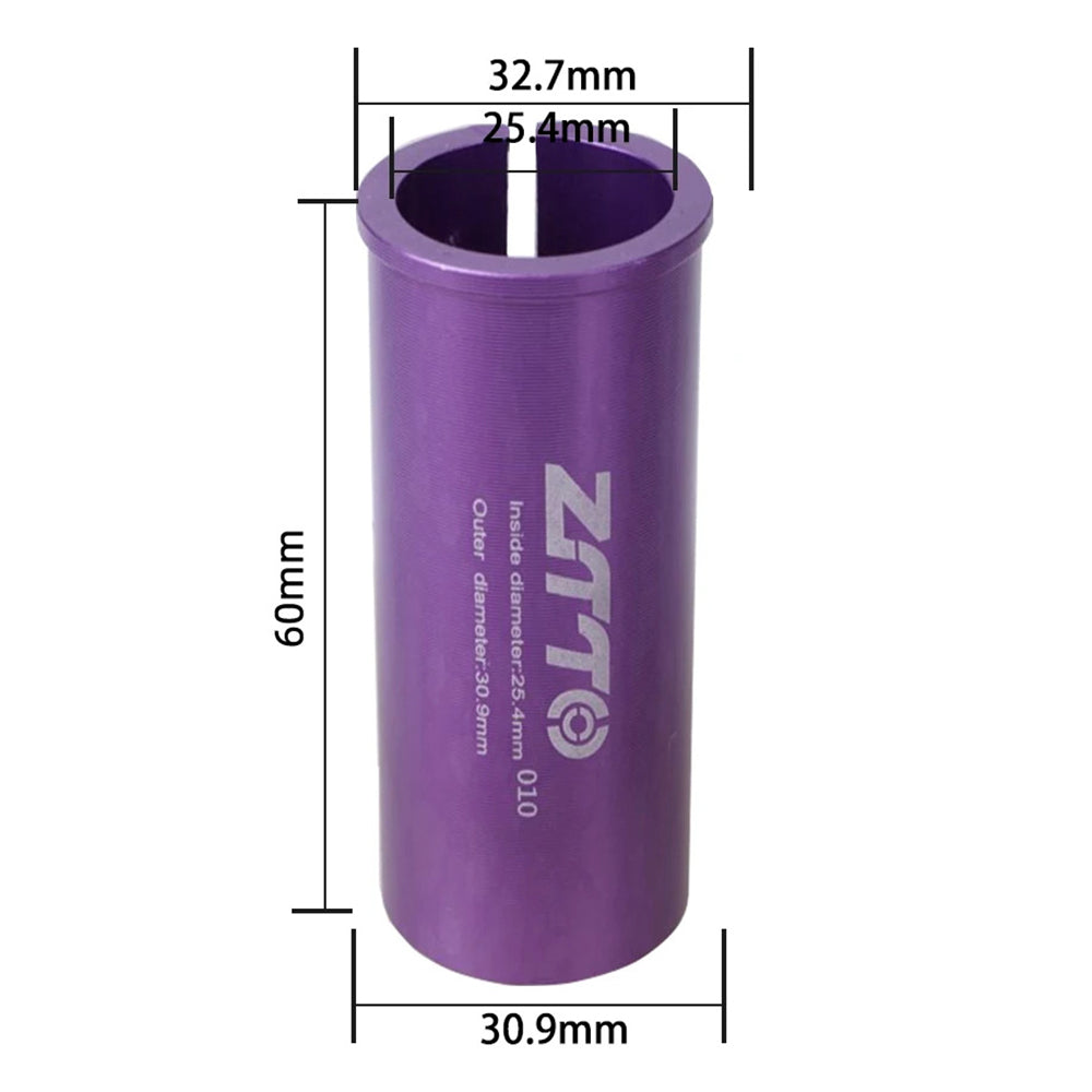 ZTTO Bike Seat Post Adapter Aluminum Bicycle Seat Post Tube Reducing Sleeve Converter ZTTO Bike Seat Post Adapter Aluminum Bicycle Seat Post Tube Reducing Sleeve Converter